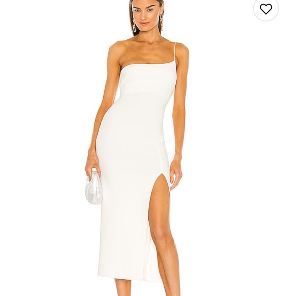 Bec & Bridge midi white dress